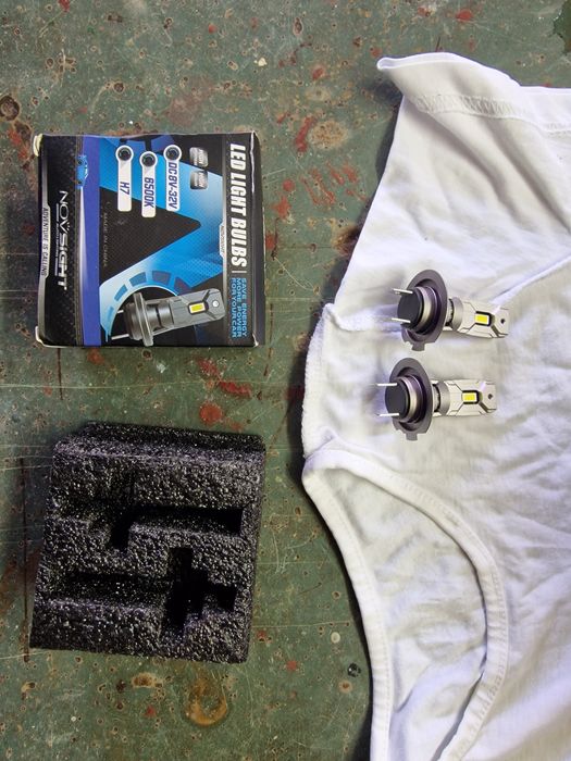 Żarówki LED H7. Mocne.