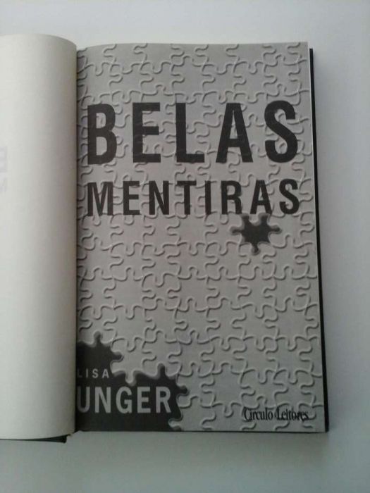 Livro Belas Mentiras, de Lisa Unger