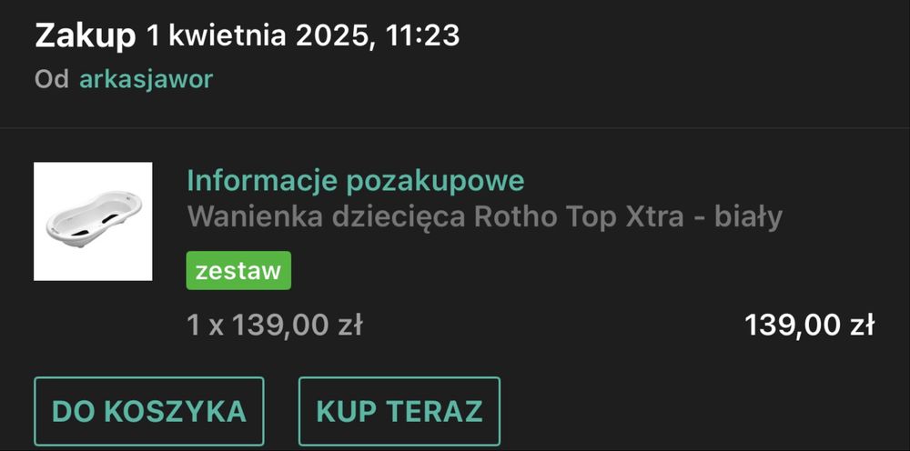Wanienka Rotho Top Xtra