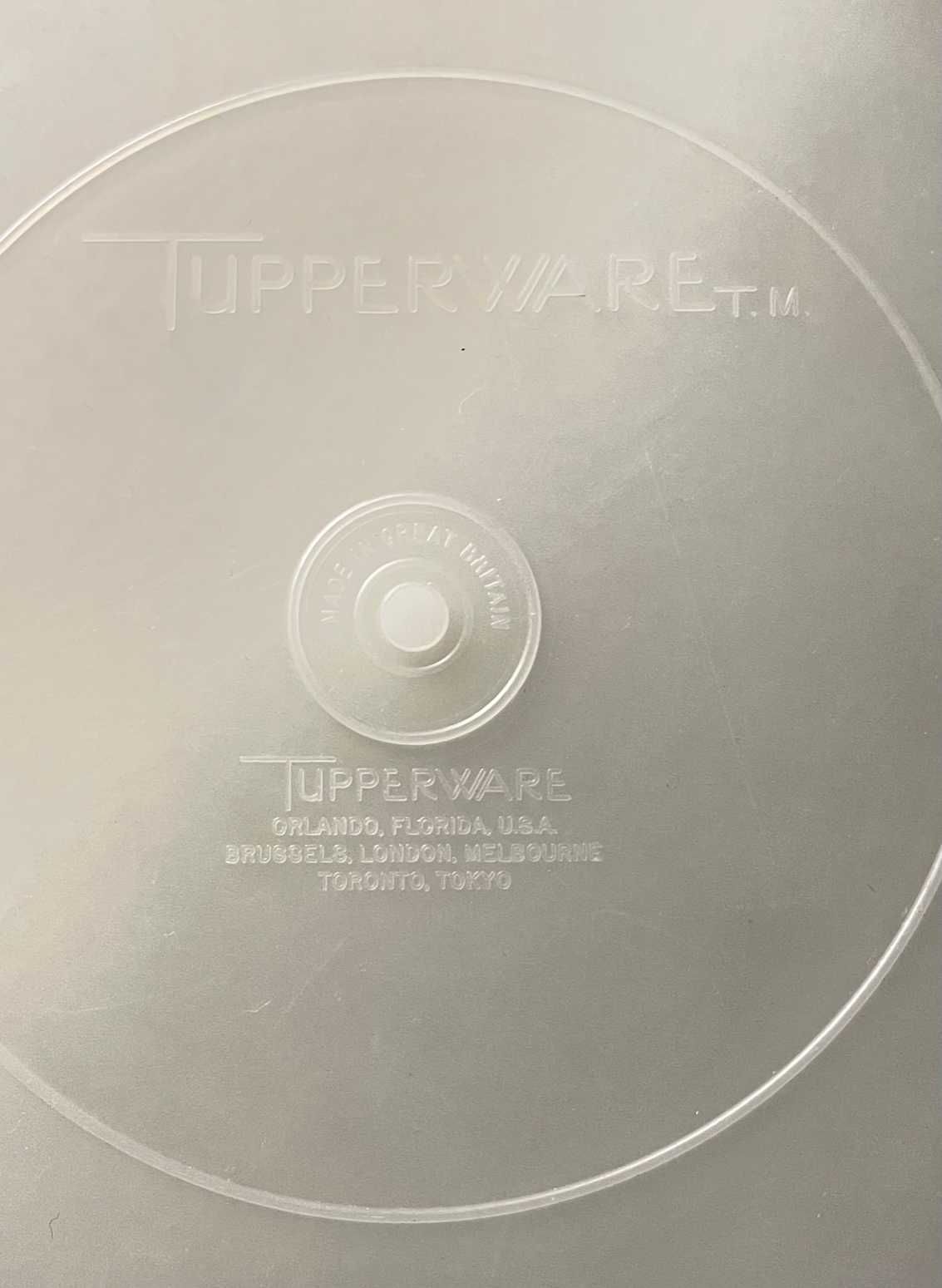 Tupperware 2 Caixas redondas Grande formato