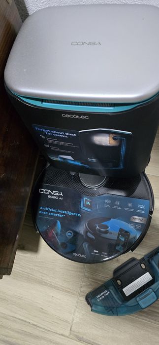 Aspirador fregona, robot conga 9090 IA