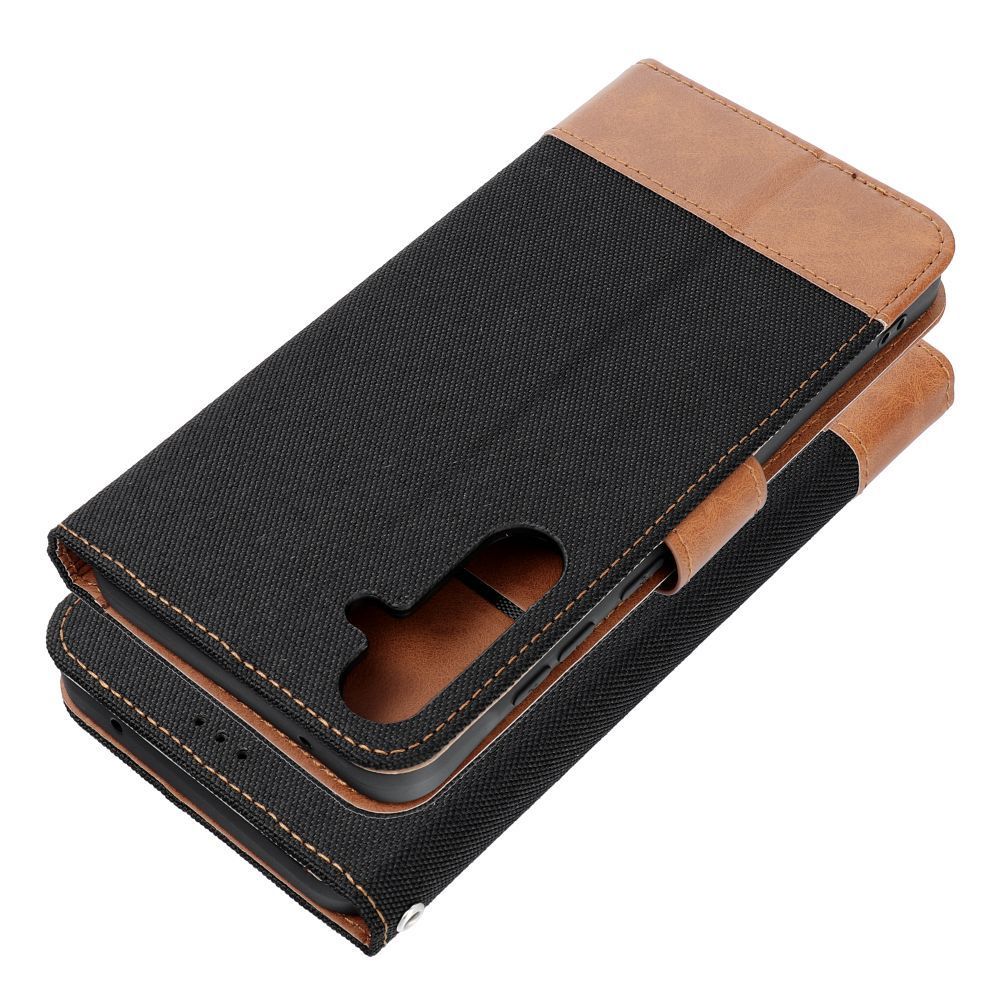 Etui Kabura Jeans Book Do Samsung A56 5G Czarny