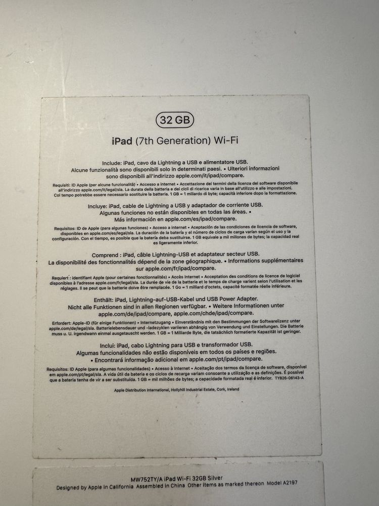 iPad 7ª Geração – 32 GB