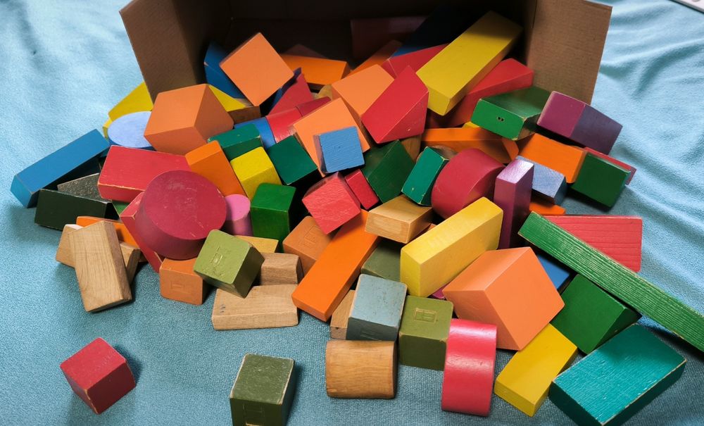 Дерев'яний конструктор 103  деталі