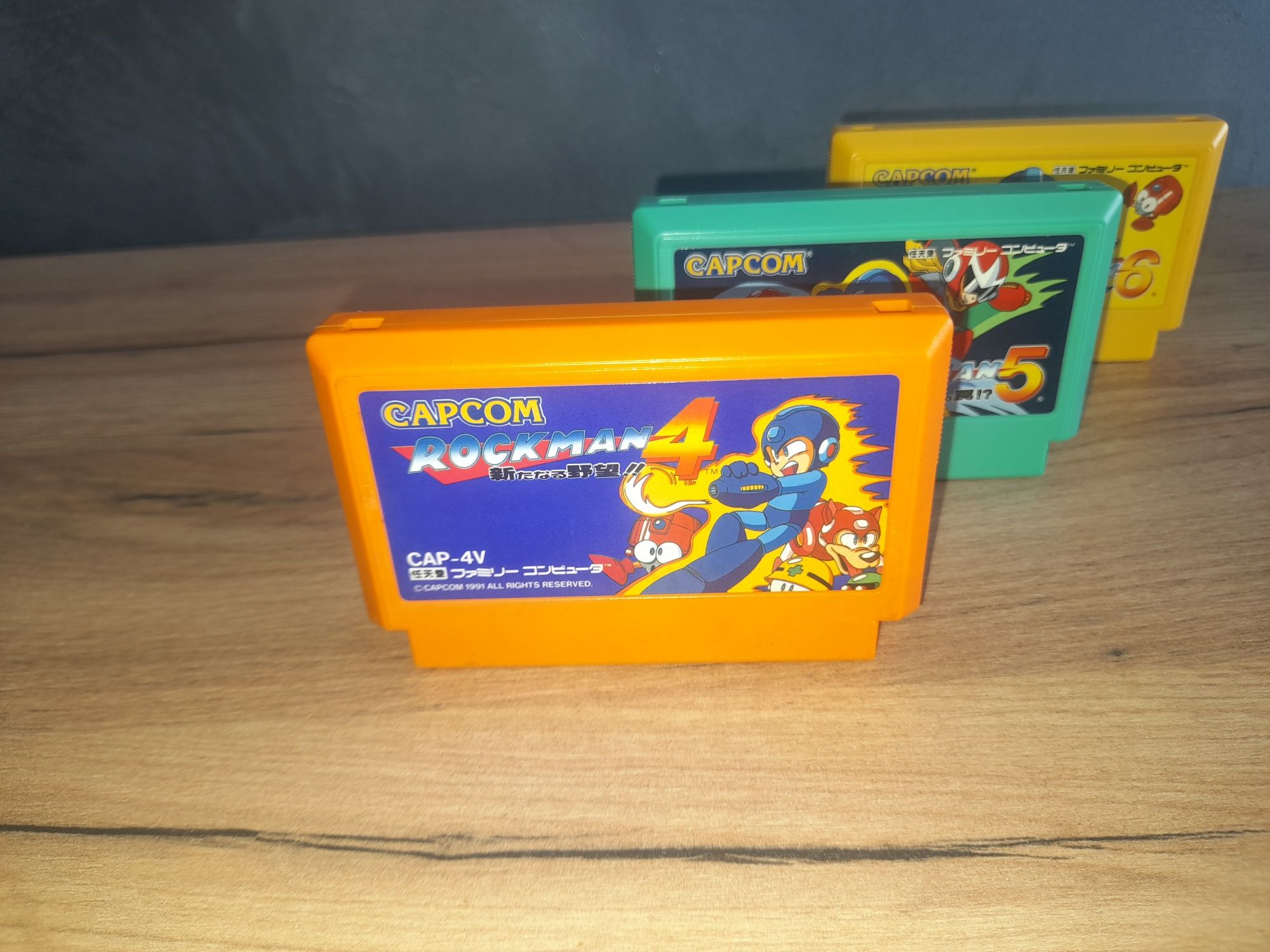 Rockman ( megaman ) 1 2 3 4 5 6 capcom zestaw nintendo famicom ntsc j