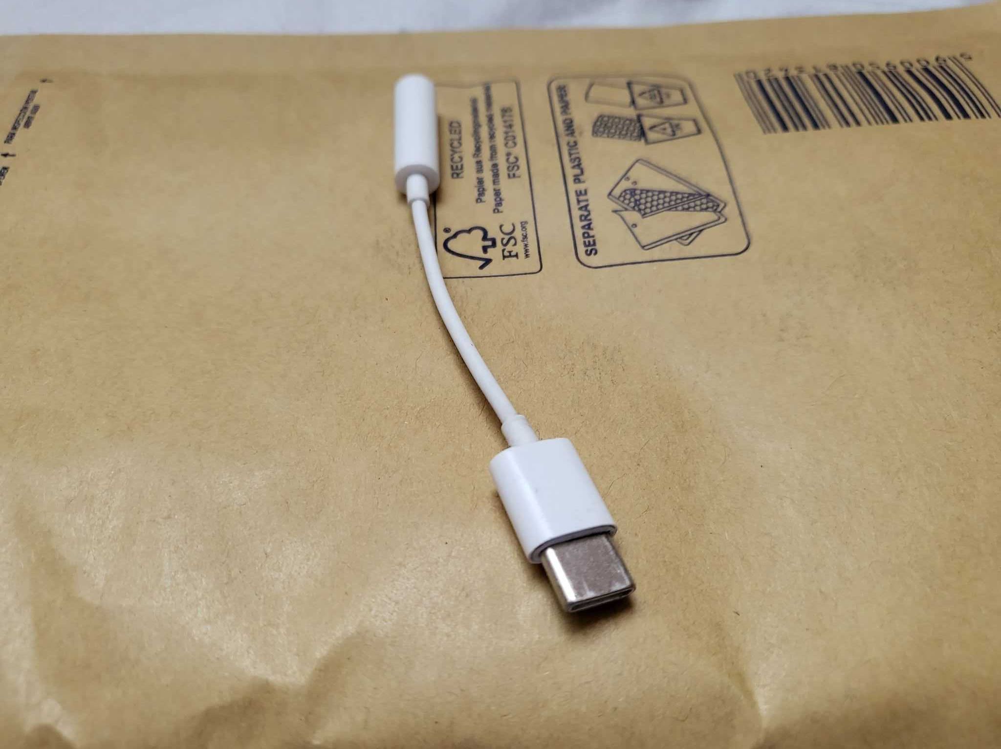 Przejściówka Adapter audio huawei xiaomi USB-C do mini jack 3,5mm