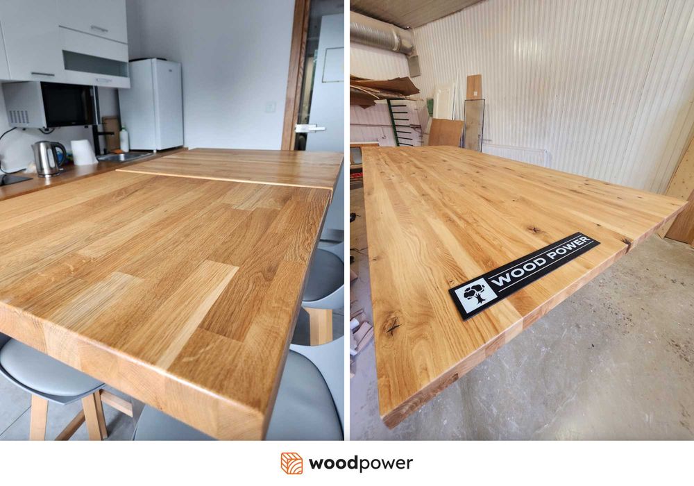 Blaty drewniane NA WYMIAR - dąb, jesion, buk - od polskiego PRODUCENTA