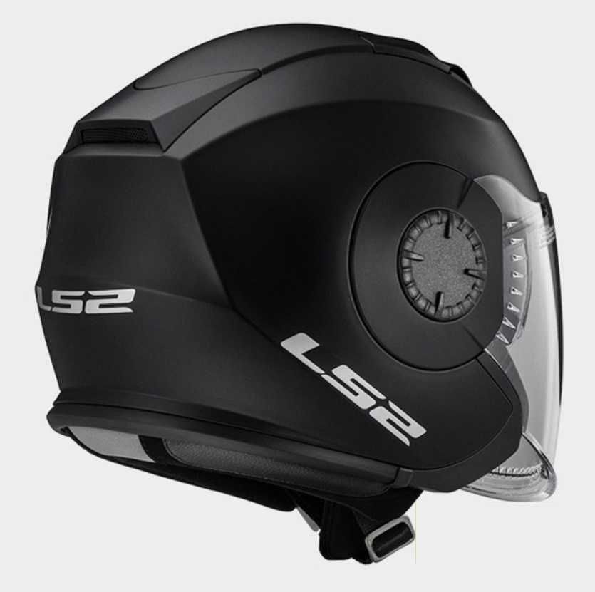 Kask Otwarty Ls2 Verso Solid Rozm. XS 53-54 cm Czarny mat Of570 Blenda
