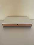 Suporte de monitor branco com gaveta IKEA