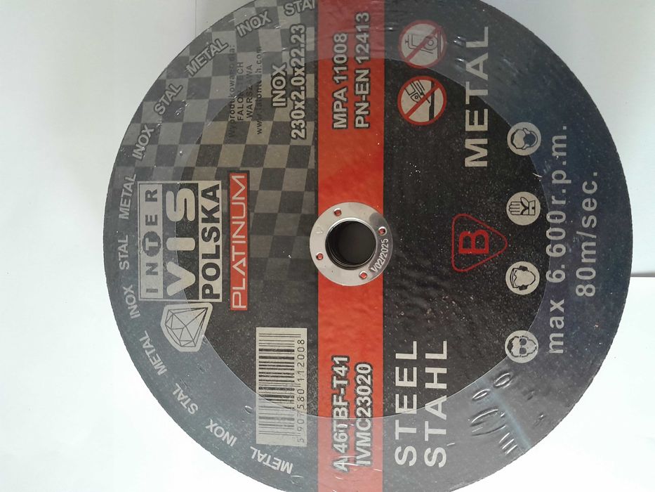 TARCZE DO METALU 230X2 - 2zł brutto fvat