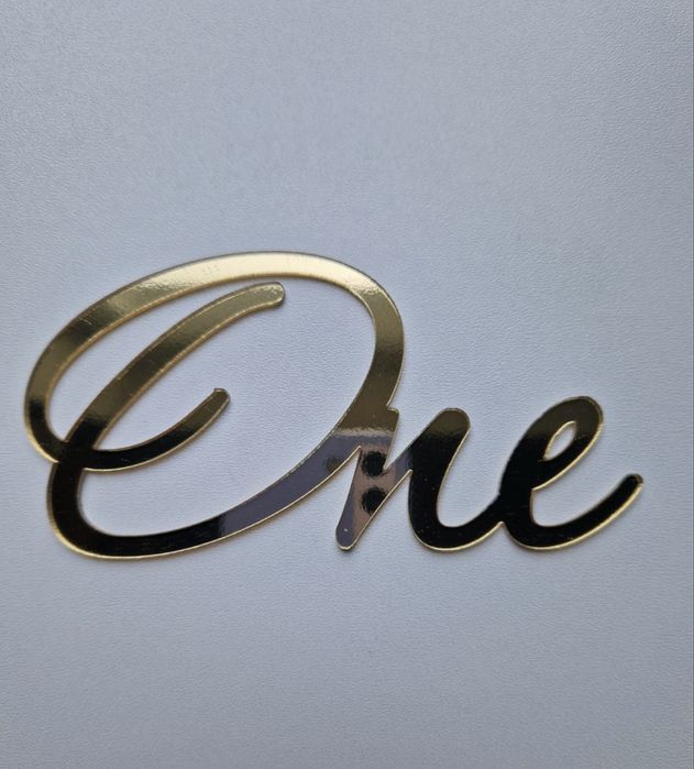 Топер на торт one