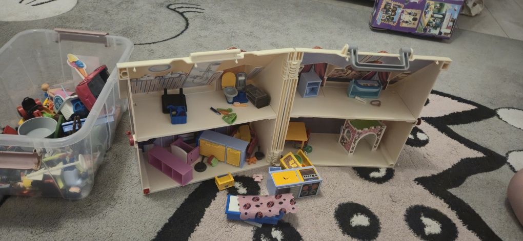 Duży Zestaw playmobil z domkiem Stan idealny
