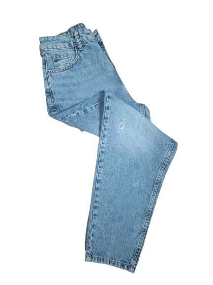 Jeansy z wysokim stanem S (643)