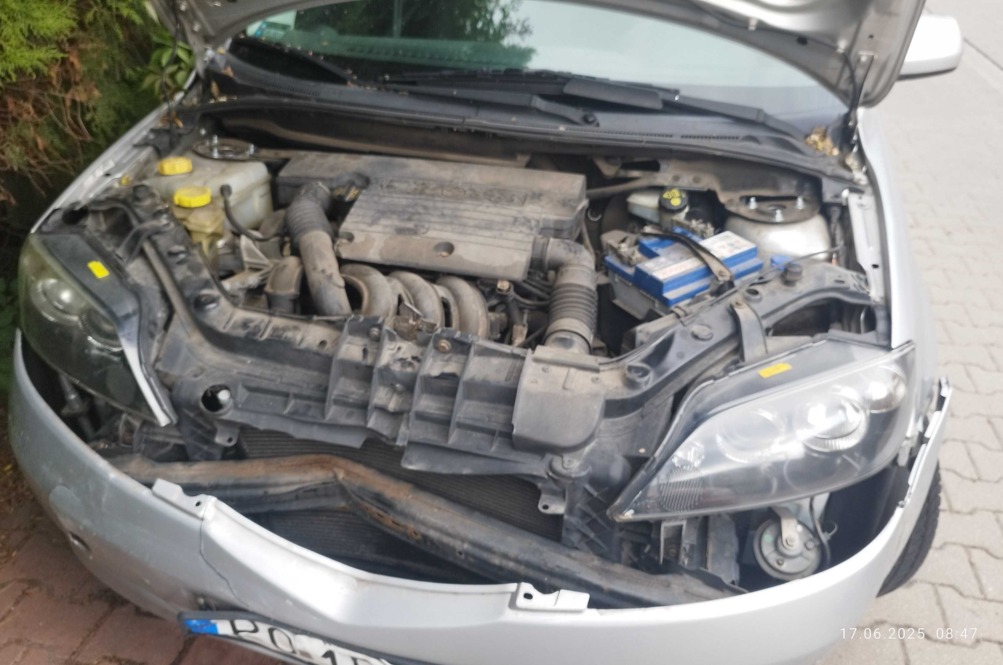 Mazda 2 po wypadku