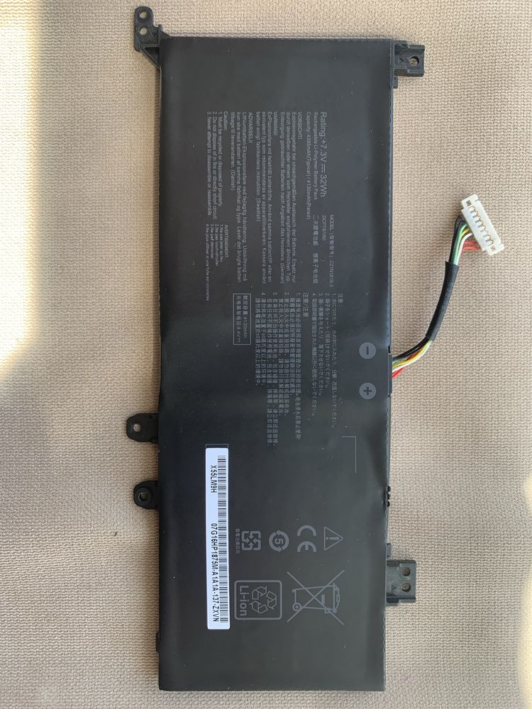 Батарея ноутбуків Asus C21N1818-3