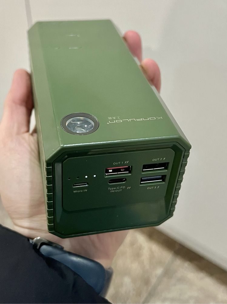 Power bank 50000. Для Военных! Быстрая зарядка 22.5W. Оригинал 100%