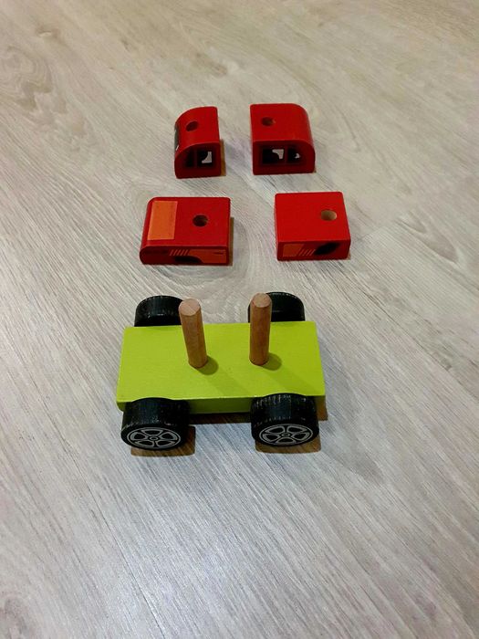 Машина пазл дерев'яна