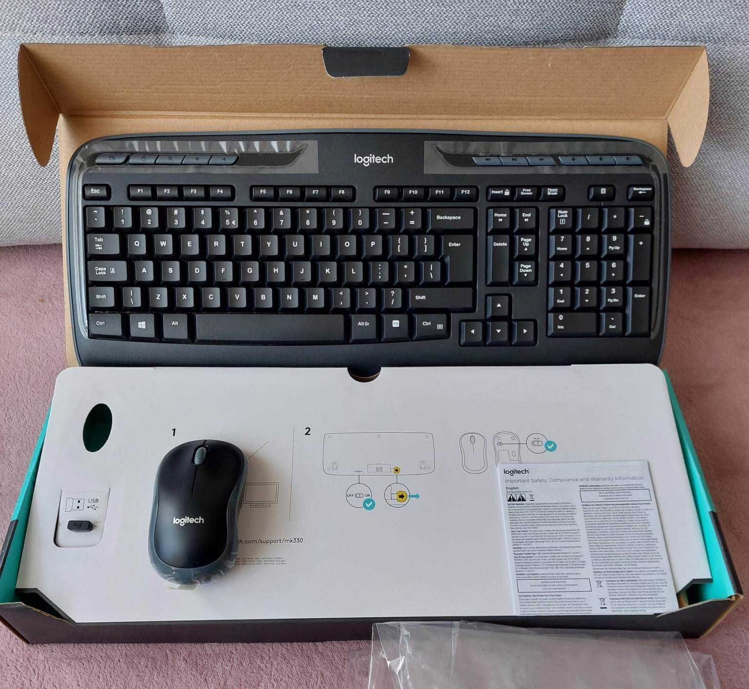 Klawiatura do komputera Logitech Mk 330