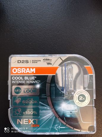 Żarówki Xenon D2S OSRAM 6200K cool blue