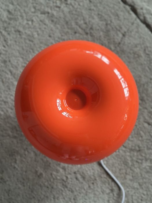 Retro lampka pomarańczowa Space Age nocna stołowa Modern Loft