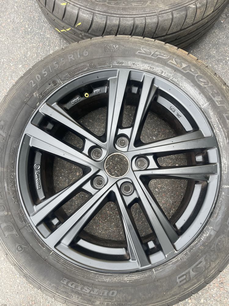 Диски Легкосплавні Passat,Skoda,Audi, 4шт 6Jx16 ET 43 5/112 DIA 57.1