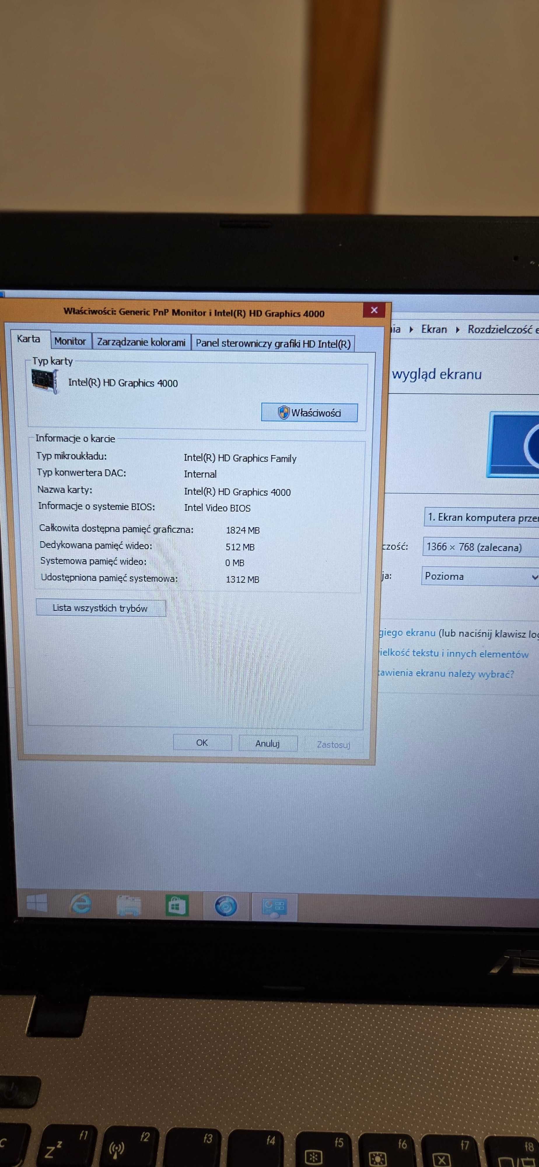 ASUS model  X550V I5