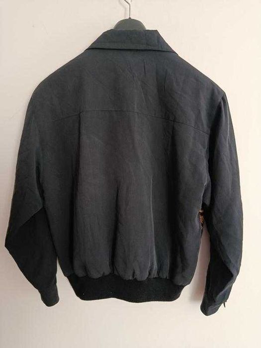 Вінтажна куртка-бомбер Avantgarde з шовковими вставками та riri, 38