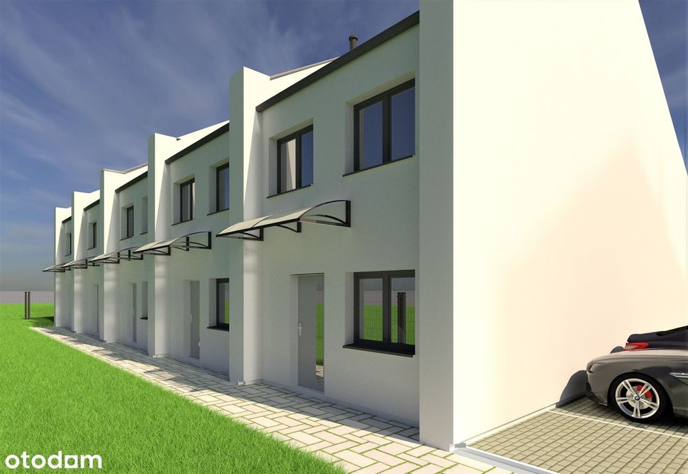 Gotowy dom szeregowy ul. Rajska | Wysoki standard +ogródek+parking