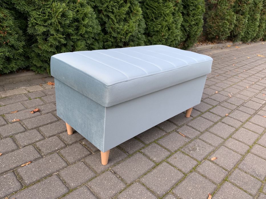 Pufa szyta w linie na wymiar