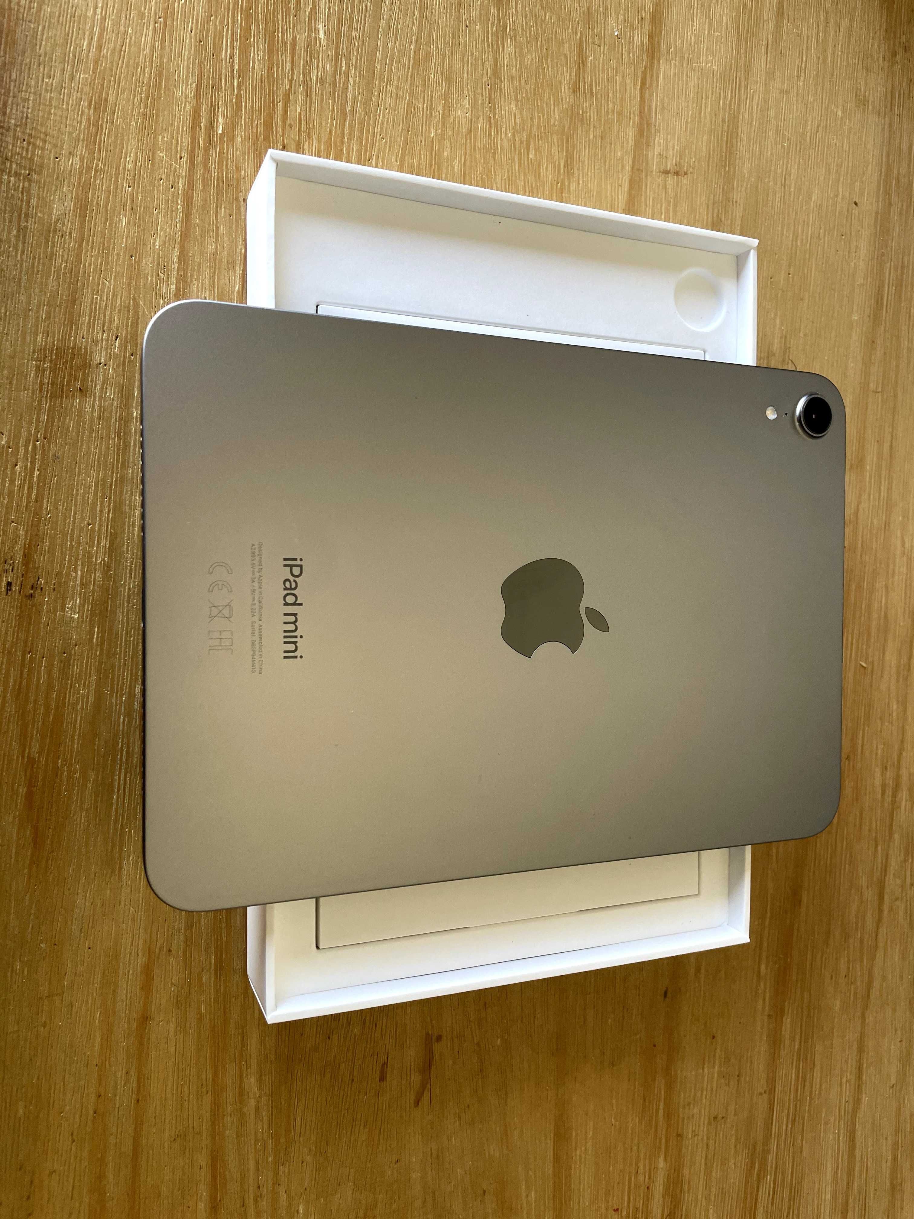 iPad mini 256GB cinzento + apple pencil pro + capa + protetor ecrã1