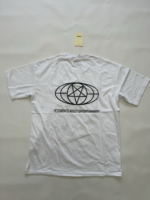 футболка Vetements Restricted 18+ M L