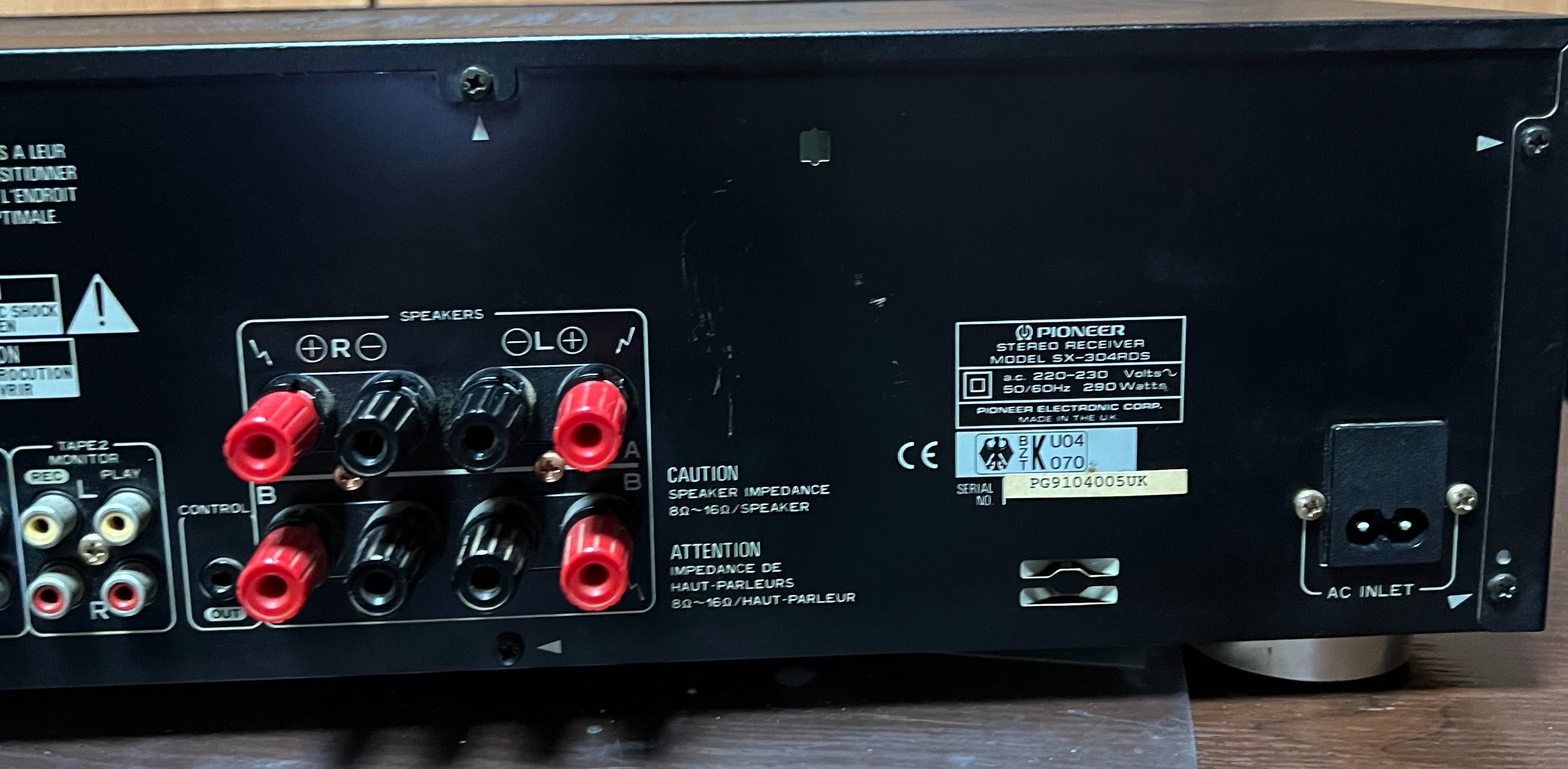 Ресивер стерео pioneer sx-304RDS