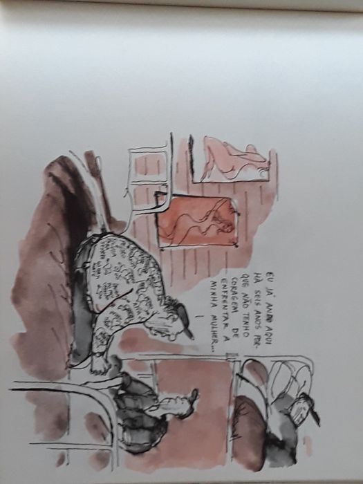 Livro cartoonista Augusto Cid "Que se passa na frente?!! "