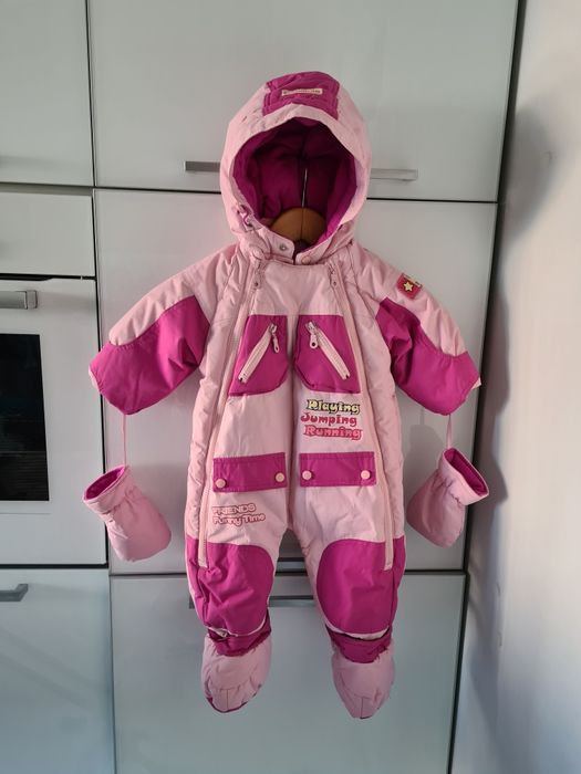 Зимовий комбінезон, на овчині (можна зняти), 74+6, від народження