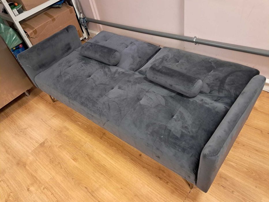 Sofá-Cama JEHRD 3 Lugares Cinza