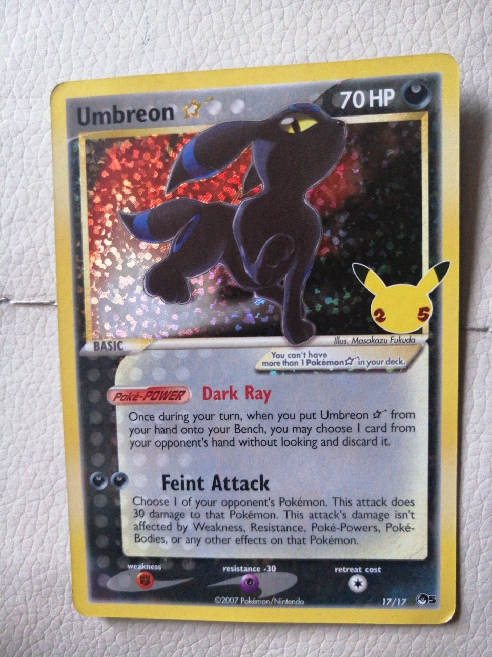 Karta Pokemon Umbreon