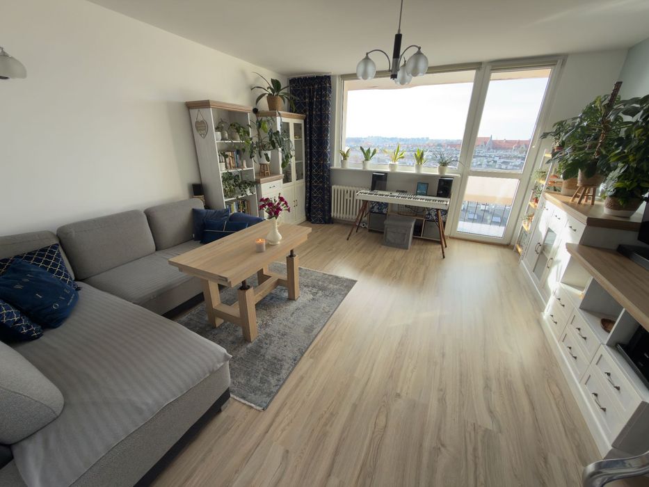 2-pokojowe jasne mieszkanie z  widokiem na panoramę Szczecina