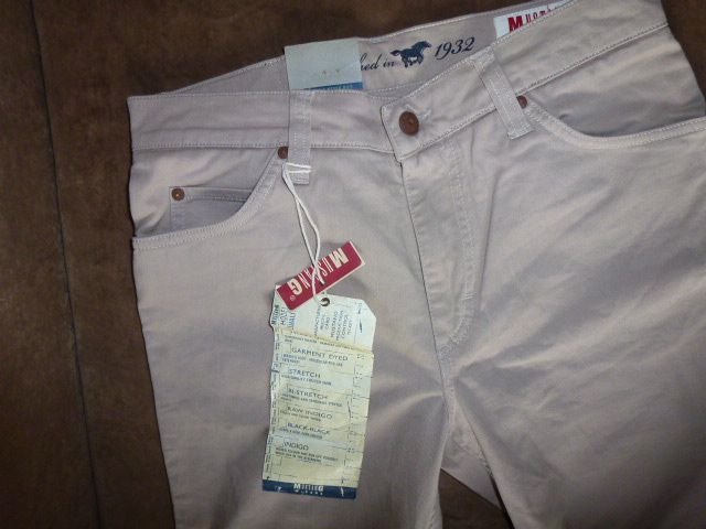 MUSTANG jeans oryginalne nowe beż pas 42 cm męskie roz M/L