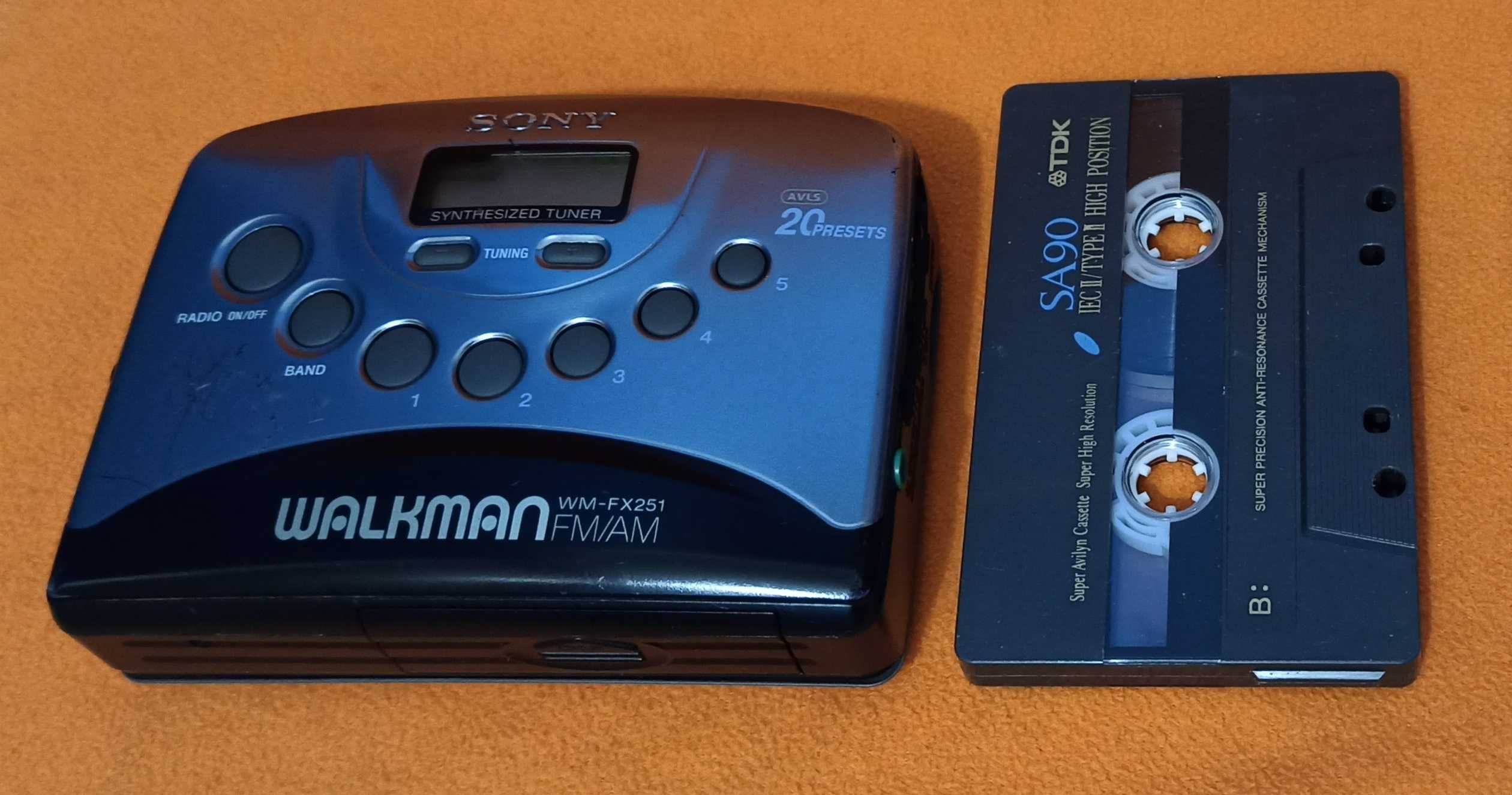 Плеер кассетный SONY Walkman WM-FX251