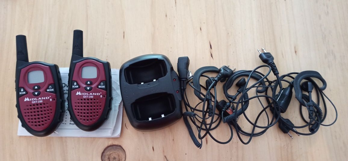 Mikrotelefon GTX-250 walkie-talkie krótkofalówki radyjka