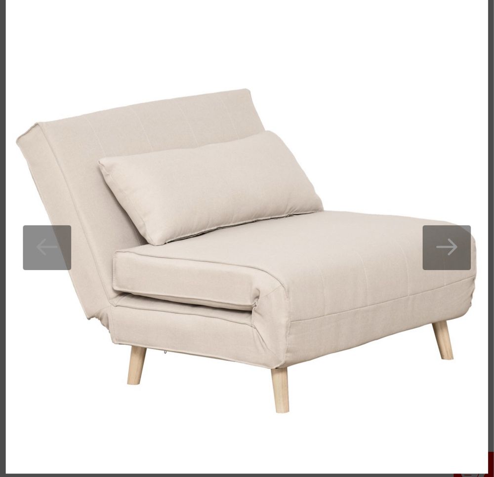 Poltrona/ sofa conforama convertível a cama individual