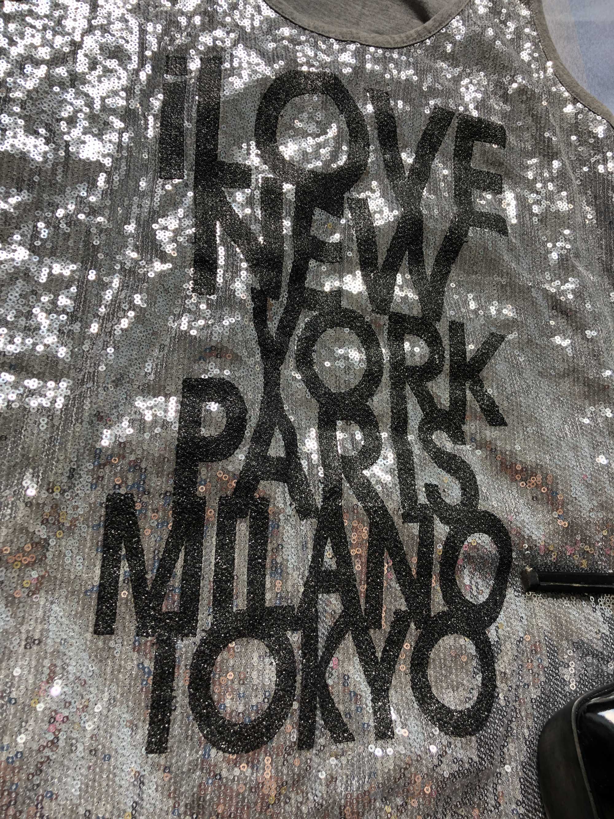 Сукня туніка яскрава металлік New York Paris Milano