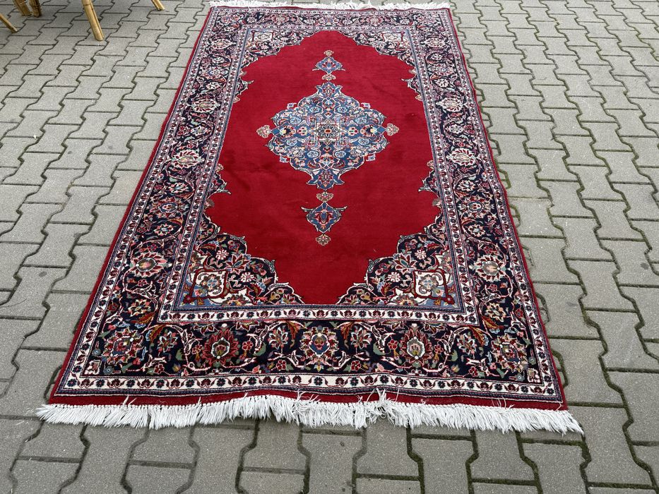 Dywan orientalny w stylu perskim – 244 × 141 cm welniany