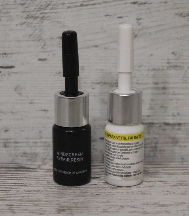 Полимер клей для трещин и сколов стекол,окон,автомобильных стекол.