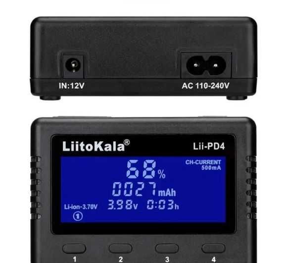 Универсальное Зарядное устройство LiitoKala Lii-PD4 для акк Оригинал