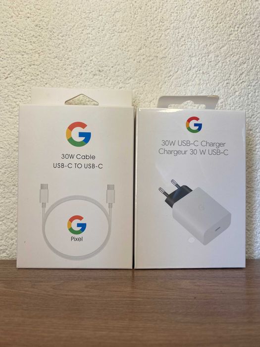 Google Pixel 30W швидкісна зарядка комплект блок + кабель