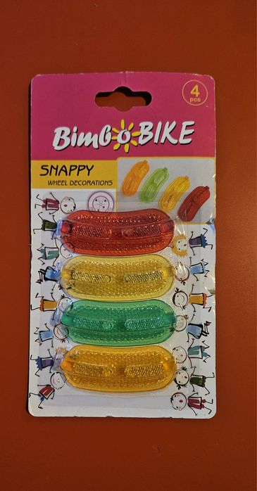 4 x odblaski na szprychy rowerowe NOWE