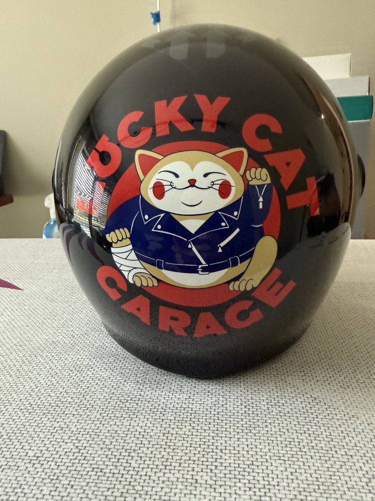 Kask Shoei Glamster Lucky Cat Garage dwie szyby