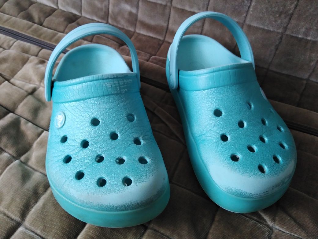 Klapki Crocs Crocband 33/34 J2 Ice Pop Clog Ice Blue