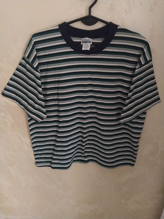 Koszulka Basic Editions Rozmiar M Kolor Czarno Zielony Nowa